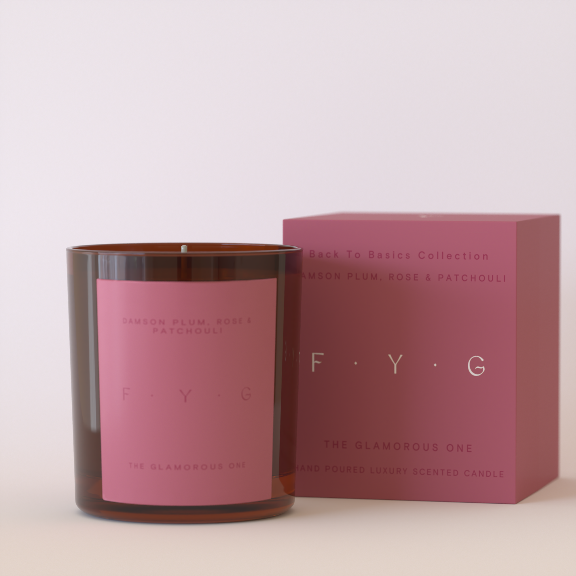 Damson Plum, Rose & Patchouli Candle