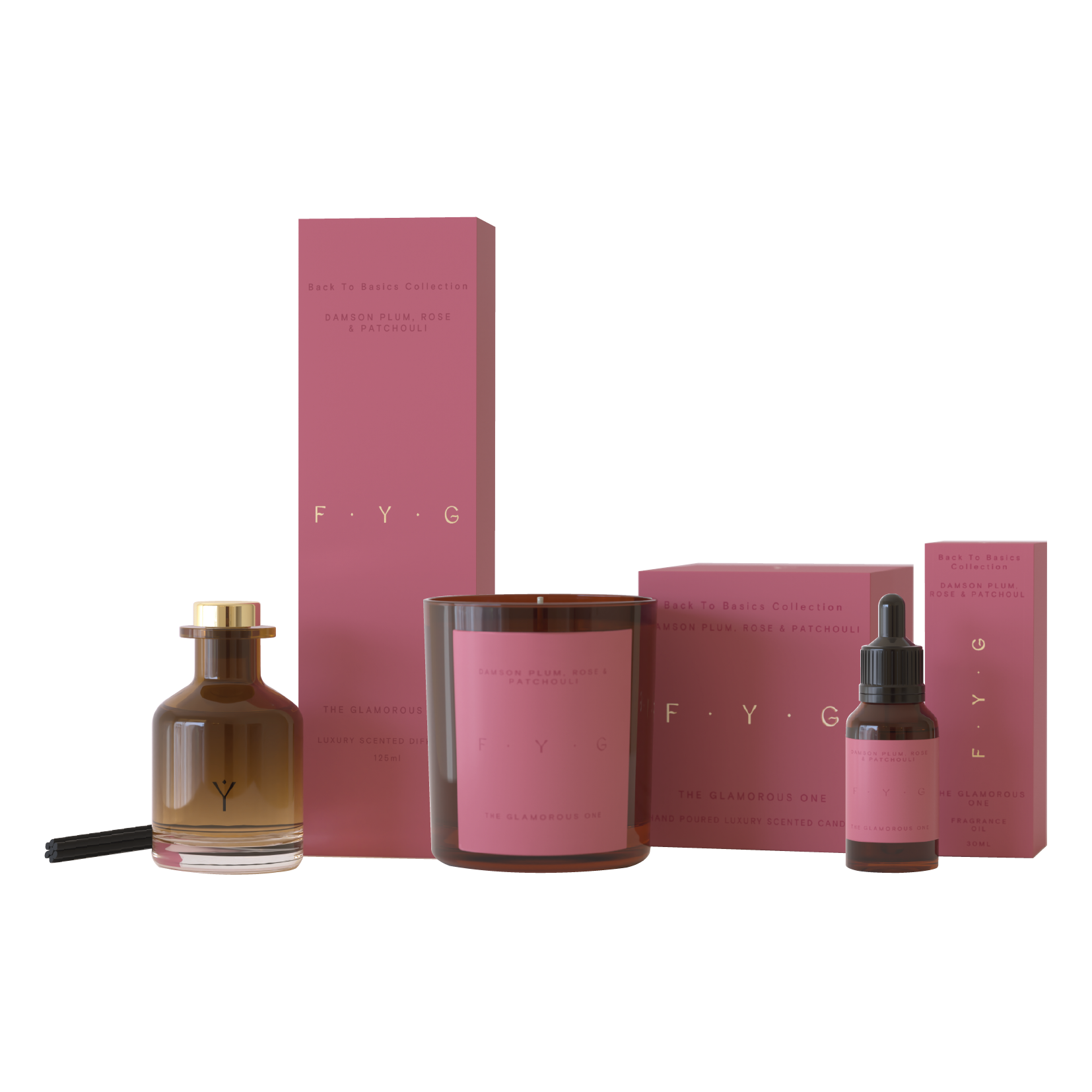 Damson Plum, Rose & Patchouli Diffuser Refill