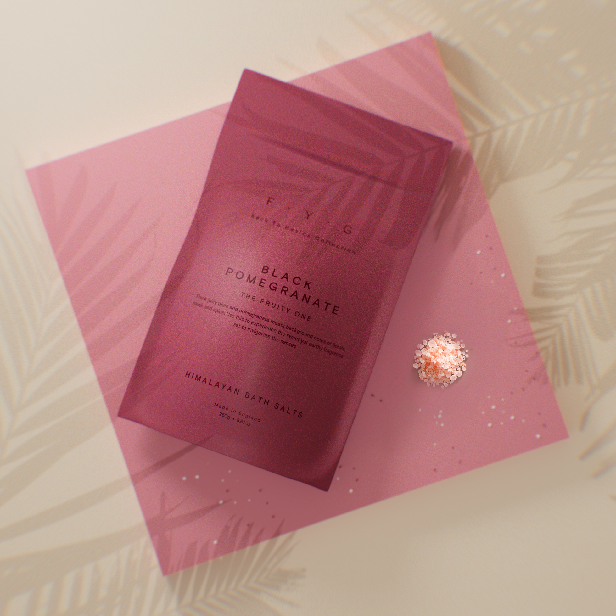 Black Pomegranate Himalayan Bath Salts (250g)