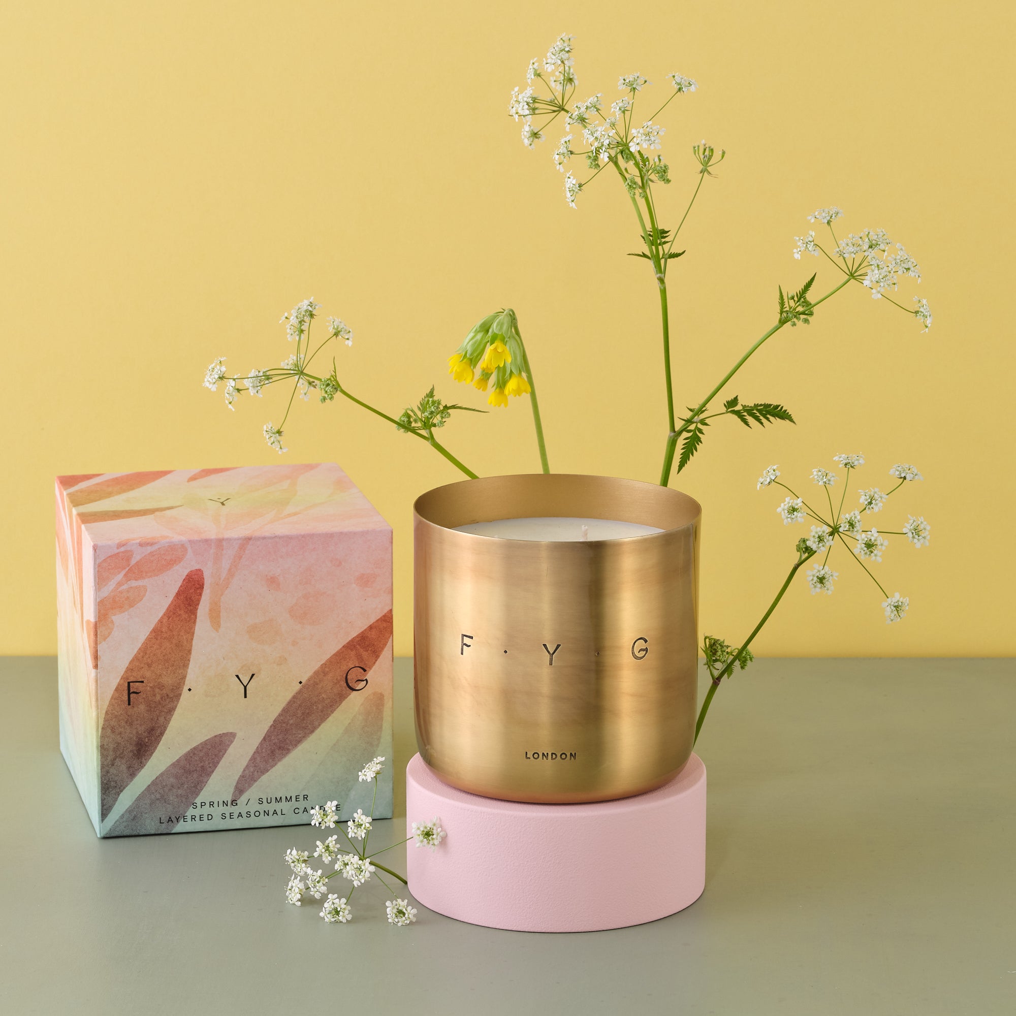 Spring / Summer Layered Candle