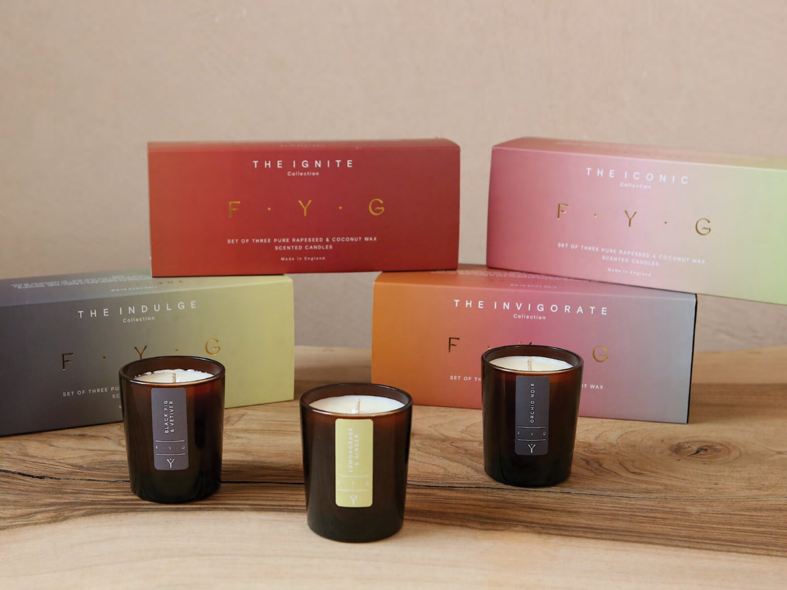 FYG Back to Basics candle gift sets