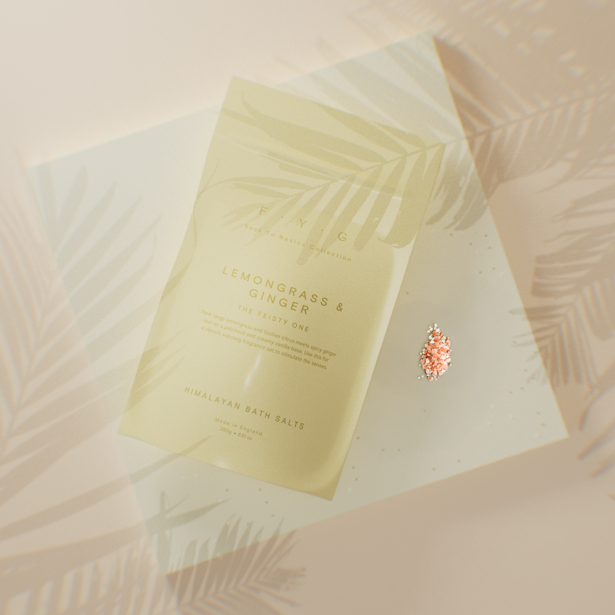 Lemongrass & Ginger Himalayan Bath Salts (250g)
