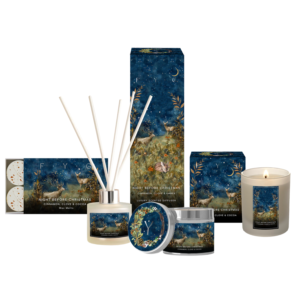 Night Before Christmas Tin Candle