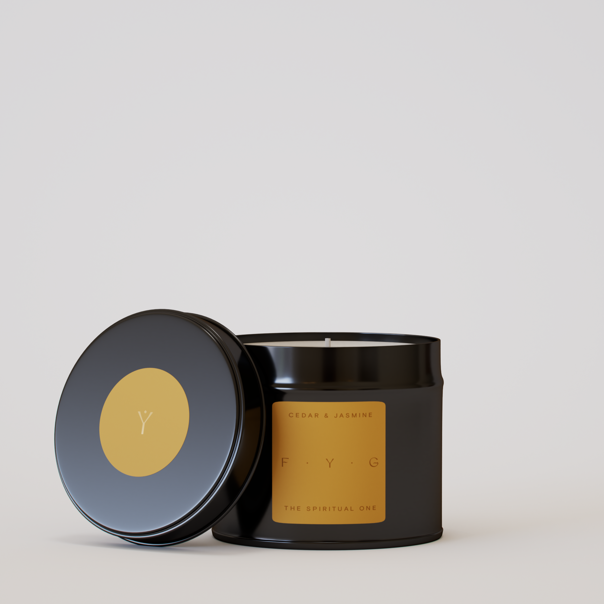 Cedar & Jasmine Tin Candle